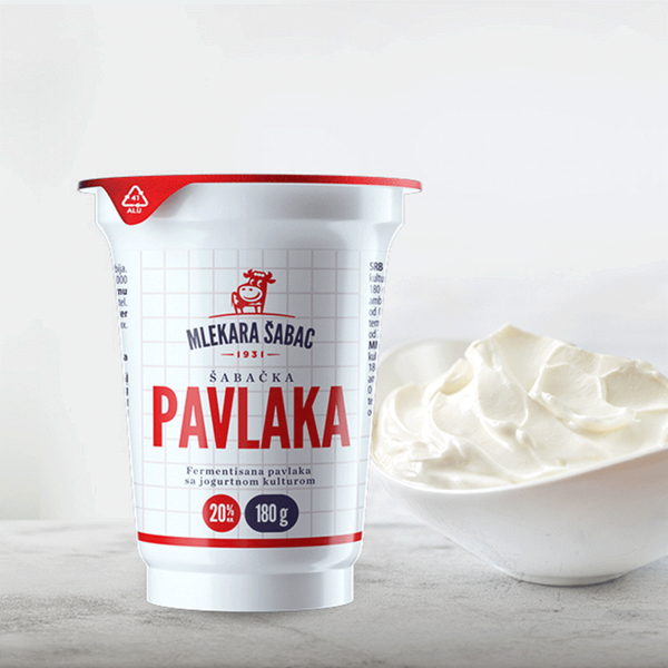 Sour Cream from 세르비아 supplied by Mlekara Sabac a.d. - Pasteurized 사워크림