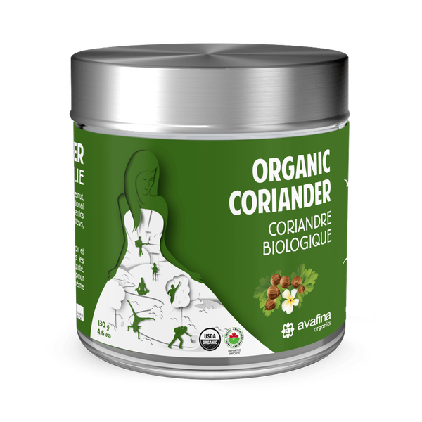 Organic Coriander from Canada supplied by Avafina Organics - Seed Coriander