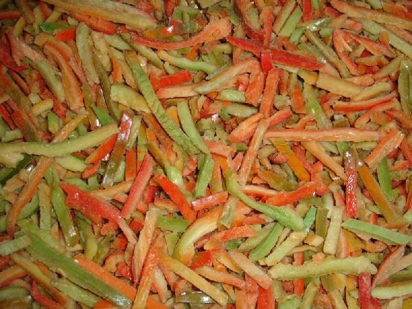 Frozen pepper from 튀르키예 supplied by Namsal - Cut 신선 피망