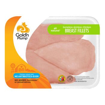Boneless Skinless Chicken Breast Fillets from 미국 supplied by Gold n Plump - Skinless (=Without Skin) 닭고기 가공품