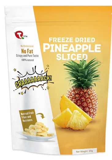 Freeze Dried Pineapple from China supplied by TIANJIN TTN TECHNOLOGY COMPANY LIMITED - Modified Atmosphere Packaging (=MAP) Fresh Pineapple