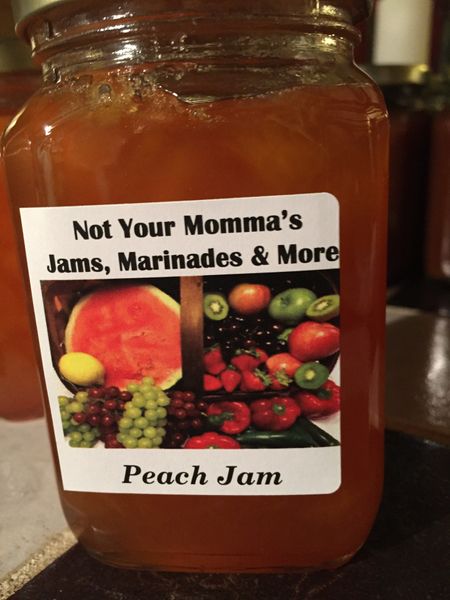 Peach Jam from 미국 supplied by Not Your Momma's Jams, Marinades & More - Jam & Marmalade 복숭아잼