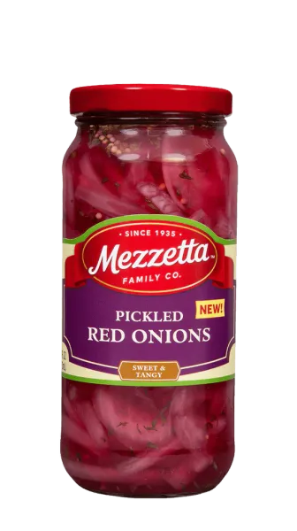 Pickled Red Onion from 미국 supplied by Mezzetta - Red Onion (=Purple Onion) 양파 가공품