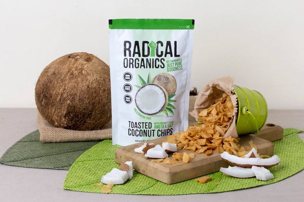 Coconut Chips from Philippines supplied by Radical Organics - Toasted Other Fresh Coconut
