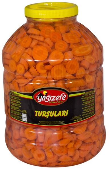 Sliced Carrots from 튀르키예 supplied by Yağızefe - Jar 당근 가공품