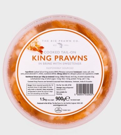 King Prawn from 영국 supplied by The Big Prawn Co. Ltd. - Cocktail 새우 가공품