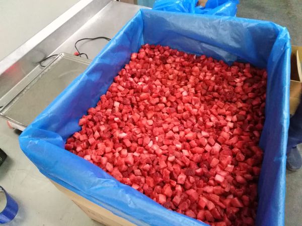 IQF STRAWBERRY - DICES from 이집트 supplied by Nile Fruits Group - Grade A 냉동 딸기