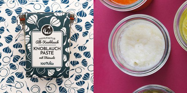 Garlic Paste from Germany supplied by Alb-Knoblauc - Glazed (=Candied) Fresh Garlic