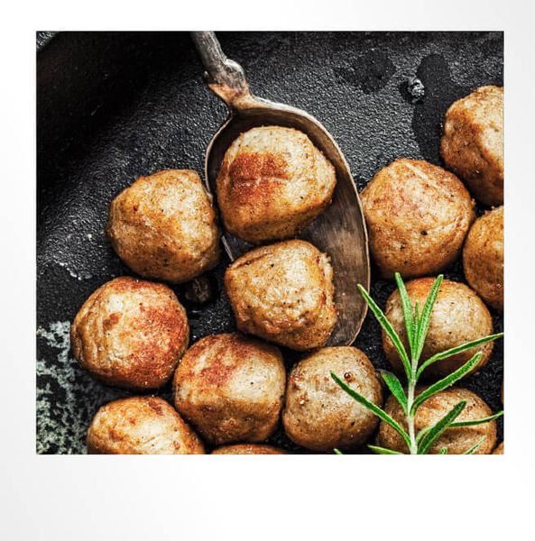Meatball from 영국 supplied by Snowbird Foods - Medium 돼지고기 통조림