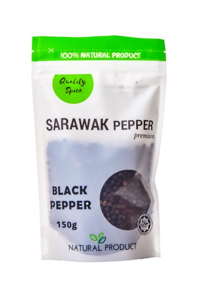 Sarawak Black Pepper Berries 150G from Malaysia supplied by Quality Spice - Malaysian - Sarawak Whole Black Peppercorn