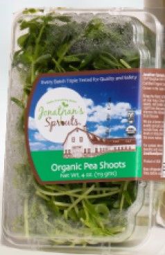 Pea Shoots from 미국 supplied by Jonathan’s Sprouts - Shoots 냉동 완두