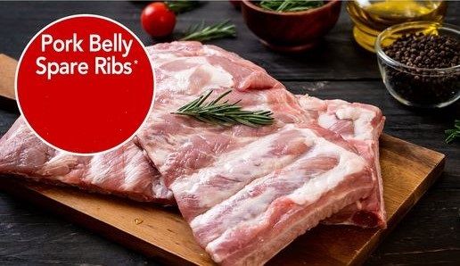 Pork Belly Spare Ribs from 남아프리카공화국 supplied by Robberg Fine Foods - Belly - Spare Ribs 신선 돼지고기 햄 및 목살