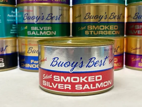 Smoked Silver Salmon from 미국 supplied by Bell Buoy of Seaside - Smoked 연어 가공품
