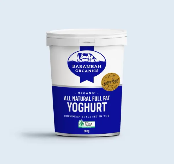 ALL NATURAL YOGHURT from Australia supplied by Barambah Organics Pty Ltd - Pasteurized Yoghurt