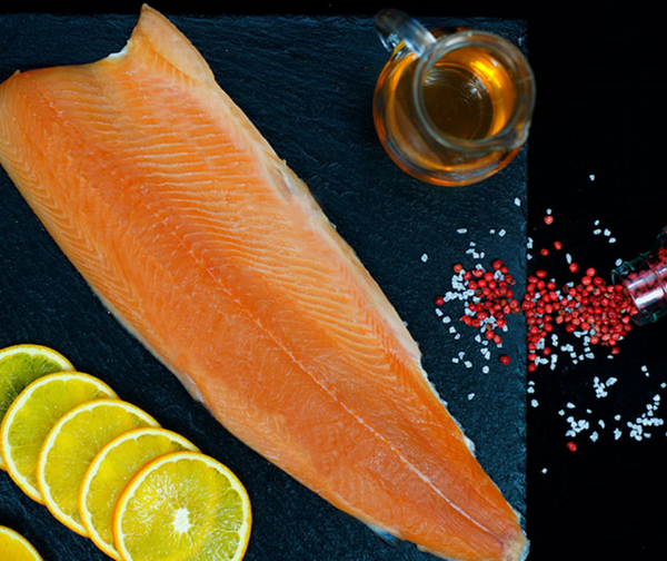 Fresh Salmon from Poland supplied by Jurassic Salmon Sp. z o. o. - Styrofoam Box Salmon