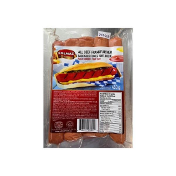 All Beef Frankfurther Hot Dog from 캐나다 supplied by Solmaz Food - Beef 소시지