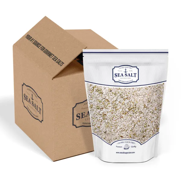 ROSEMARY SEA SALT from United States supplied by Sea Salt Superstore - Kosher Salt (=Koshering Salt=Kosher Style Salt) Salt
