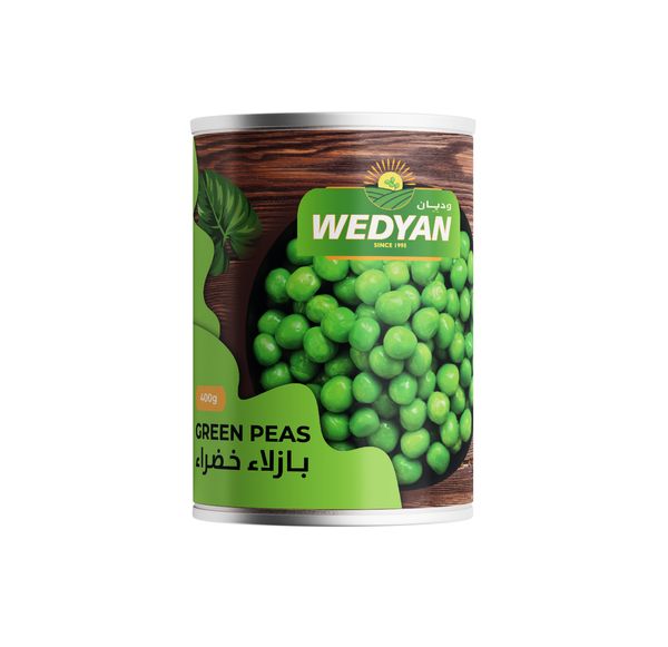 Canned Green Pea from 사우디아라비아 supplied by Al-Wedyan National Company for Food Products Ltd. - Preserved (=Canned) 녹두 가공품