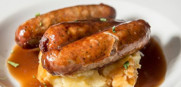 Sausage from 영국 supplied by Korker Sausages Limited - Roasted 소시지
