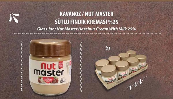 Hazelnut Cream from 튀르키예 supplied by DKC Group - 헤이즐넛 가공품