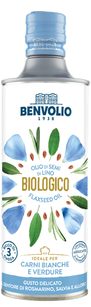 ORGANIC FLAXSEED OIL from Italy supplied by Benvolio 1938 - Yellow Flax Seed