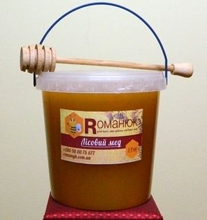 Forest Honey (Blackberry 55%) Dark Brown from Ukraine supplied by Romanyk's Family Apiary - Raspberry Honey