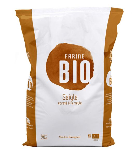 organic rye flour from 프랑스 supplied by MOULIN DU PETIT MORIN - Organic 호밀가루