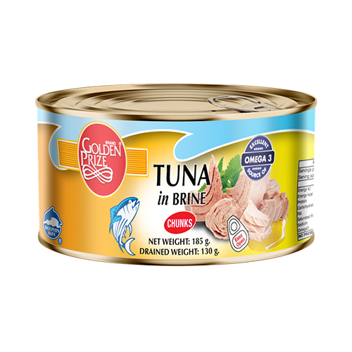 Canned Albacore Tuna from 태국 supplied by Golden Prize Canning Co., Ltd. - Tuna Chunk in Brine 참치 통조림
