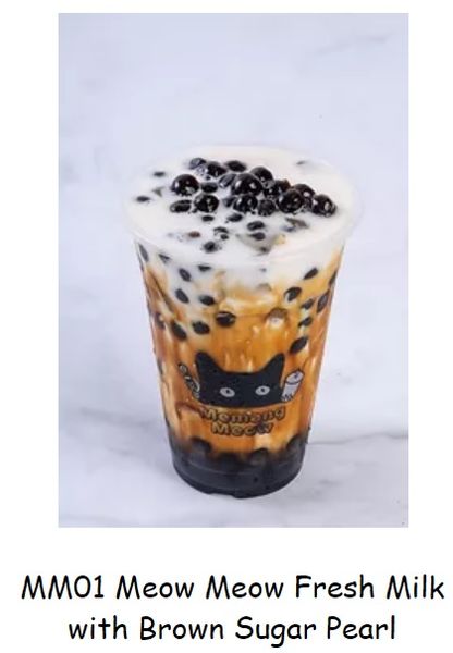Meow Meow Fresh Milk with Brown Sugar Pearl from 말레이시아 supplied by Memang Meow Sdn. Bhd. - 향차