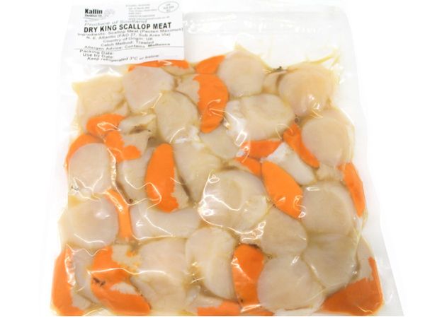 Scallop from 영국 supplied by Namara Seafoods - Meat Only (=Shelled=Shucked) 냉동 가리비