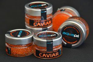 Trout Caviar from Denmark supplied by Aquapri Denmark A/S - Fresh (=Chilled=Raw) Caviar