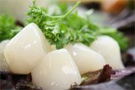 Frozen Scallop from 캐나다 supplied by Hai Yang International - Meat Only - Roe Off 냉동 가리비
