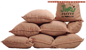 Coffee Bean from Rwanda supplied by JURU Coffee - Mesh Bags (20kg) (=Net) Raw Common Coffee Bean