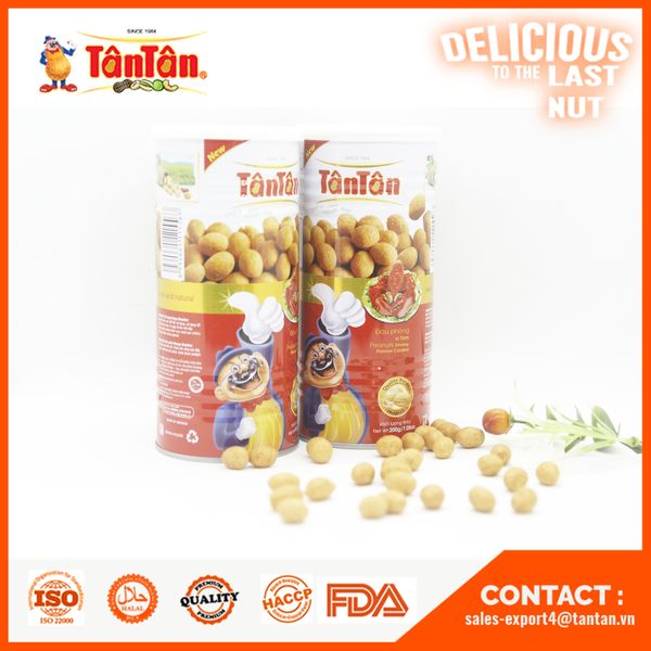 PEANUTS WITH SHRIMP FLAVOR COATED from Vietnam supplied by TAN TAN CULTIVATION - MANUFACTURING - TRADING COMPANY LIMITED - Fried Snack Nut Snack