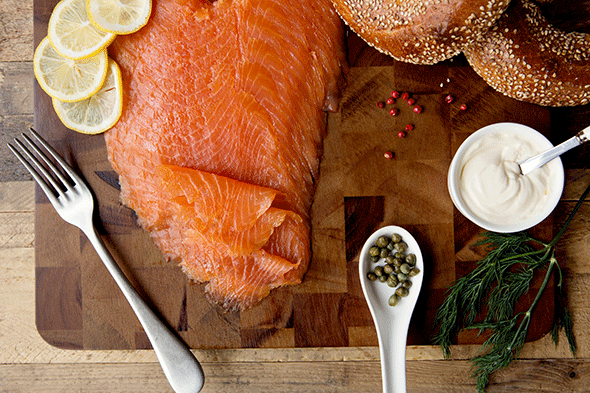 Smoked Salmon from 미국 supplied by Spence & Co., Ltd. - Flavored 연어 가공품