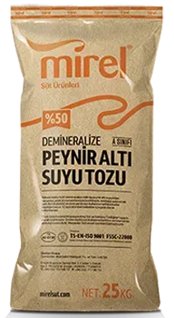 50% DPST (Demineralized Whey Powder) from Turkiye supplied by Mirel Dairy Products - Demineralized Whey Powder