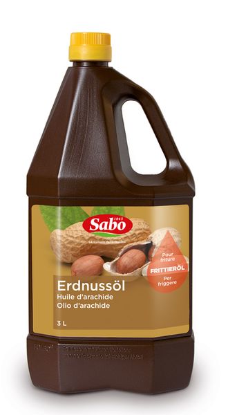 Refined Peanut Oil from Switzerland supplied by Sabo Oil - Plastic Bottle Peanut Oil