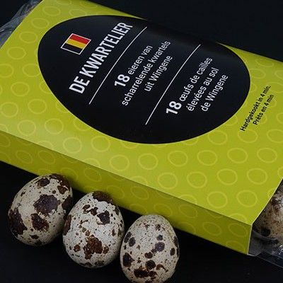 Quail Egg from Belgium supplied by Munckenei - In Shell Quail Egg