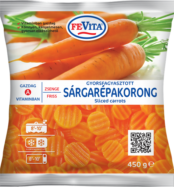 Frozen Sliced Carrots from 헝가리 supplied by FEVITA HUNGARY cPLC - Conventional 신선 당근