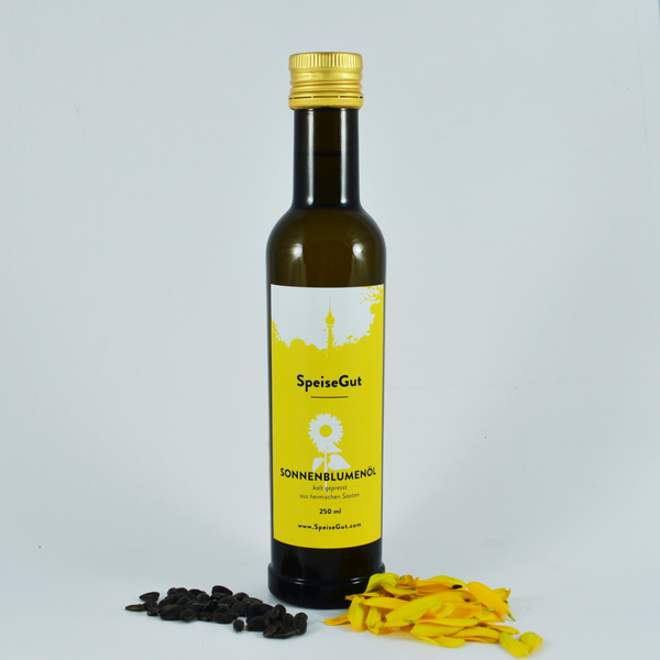 SUNFLOWER OIL from Germany supplied by Agriculture & Vegetable Farming SpeiseGut - Cold Pressed Refined Sunflower Oil