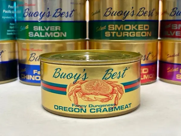 Oregon Crabmeat from 미국 supplied by Bell Buoy of Seaside - Preserved (=Canned) 게 가공품