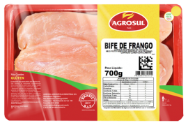 Breast Fillet Steak from 브라질 supplied by Agrosul Agroavicola Industrial S.A. - Skinless (=Without Skin) 닭고기 가공품