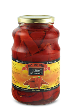 Roasted Pepper from 튀르키예 supplied by Rifat Minare Canned Food Factory - Preserved - in Oil 통조림 또는 병에 든 고추