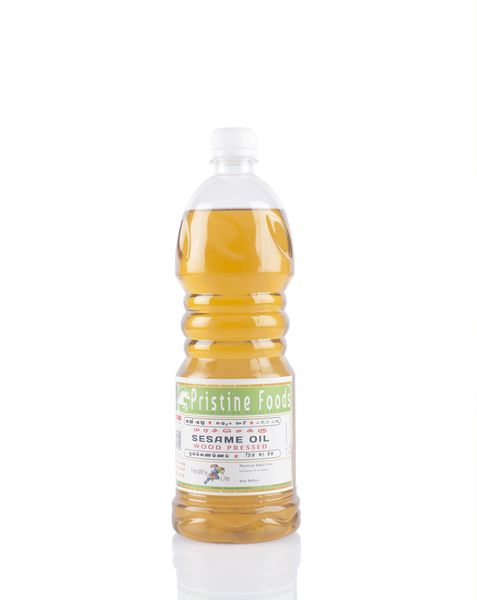 COLD PRESSED SESAME OIL from 인도 supplied by PRISTINE FOODS - Black Sesame Seed 참기름