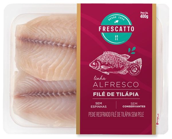 Tilapia fillet 500g from Brazil supplied by Frigorífico Calombé Ind. e Com. Ltda. - 500g Frozen Tilapia