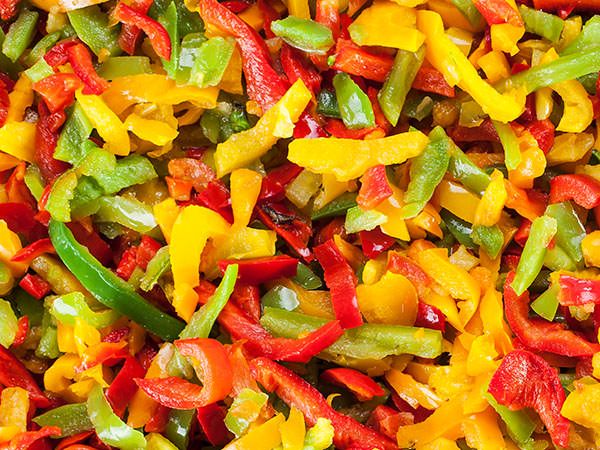 IQF Bell Peppers from 미국 supplied by Eckert Cold Storage - Candy Apple (=Liebesapfel=Love Apple) 신선 피망