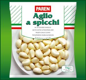 Garlic gloves from 이탈리아 supplied by Industrie Rolli Alimentari S.p.A. - 냉동 마늘