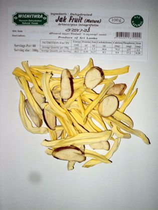 Dried Jackfruit from 스리랑카 supplied by Wichithra Vacuum Dehydrated Natural Foods - Dried 잭프루트