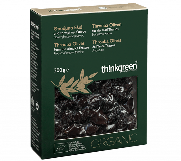 Organic Black Olive from 그리스 supplied by KOUKAKIS, P., & CO. EE THINKGREEN NATURAL GOODS - Greek Olives - Thassos (=Throumba) 올리브