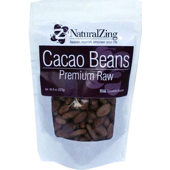 CACAO BEANS 8 OZ from United States supplied by Natural Zing LLC - 8 OZ Cocoa Bean